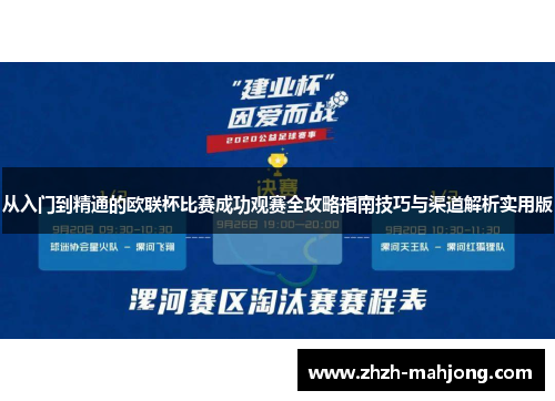 从入门到精通的欧联杯比赛成功观赛全攻略指南技巧与渠道解析实用版